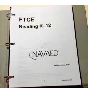 COPY - NavaEd FTCE Reading Endorsement K-12 by      Dr. Jasper Digital Product
